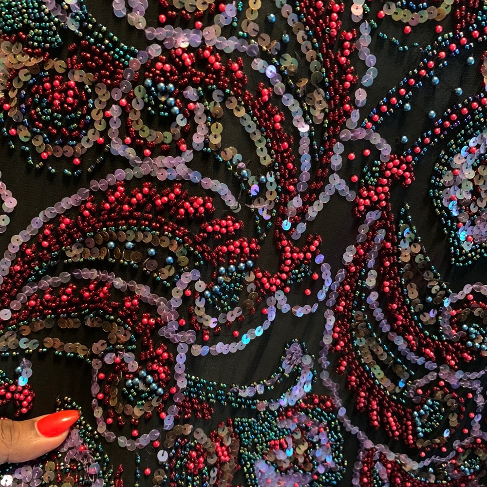 Vintage Beaded & Sequin Top